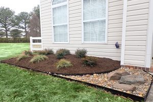 Landscaping with rock and boulders