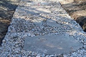 Stone Walkways with paver stones in Virginia Beach