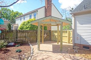 Custom Designed Covered Grill Station in Virginia Beach