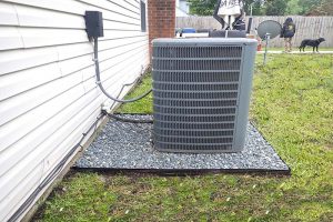 Drainage Solutions around air conditon units in Virginia Beach