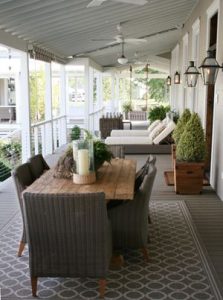 front porch dining space virginia beach