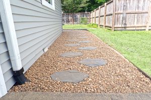 Downspout drainage and drain fields Virginia Beach