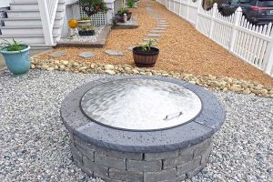 Wood Burning Fire Pit with Cover in Norfolk