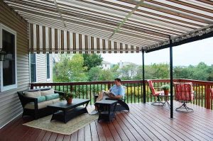Deck Awning for privacy and shade