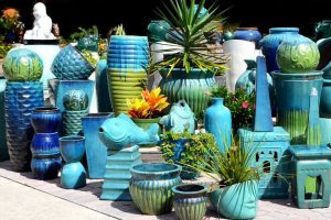 pottery planters for patio decor 