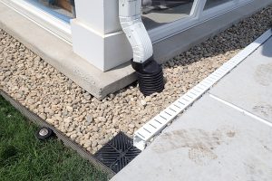 channel drains and dry well drainage solutions in Virginia Beach