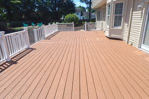 Composite Decks with Vinyl Railing in Virginia Beach