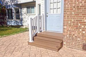 Ashlar Slate Stamped concrete - Virginia Beach