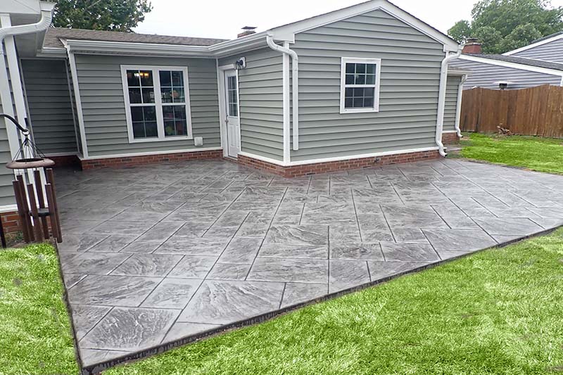 Stamped Concrete Patios - Outdoor Living Spaces - Virginia Beach, Norfolk, Chesapeake